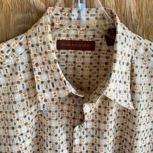 Vintage Tori Richard 100% Cotton Lawn Aloha Shirt - Medium